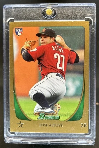 Jose Altuve - 2011 Bowman Draft Picks & Prospects paralela Gold Rookie card RC