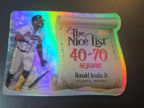 Ronald Acuña Jr. - 2024 Topps Holiday Making the Nice List 40/70