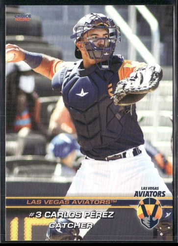 Carlos Perez - 2021 Choice Las Vegas Aviators *liga menor pre rookie card RC*