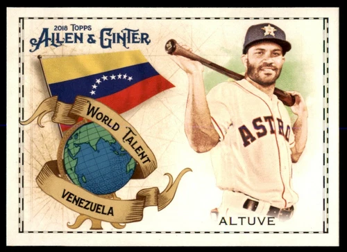 Jose Altuve - 2018 TOPPS ALLEN & GINTER WORLD TALENT HOUSTON ASTROS #WT-43