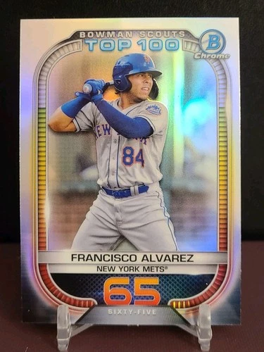 Francisco Alvarez - 2021 Bowman Scouts Top 100 Prospects #BTP-65