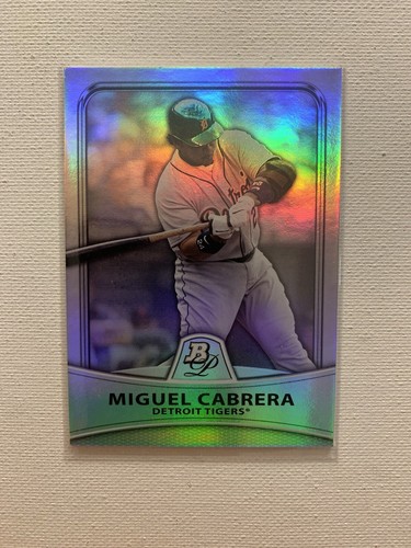 Miguel Cabrera - 2010 Bowman Platinum *numerada 798/999*