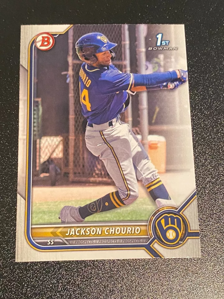 Jackson chourio - 2022 Bowman *Primera Bowman* 1st bowman pre rookie card RC