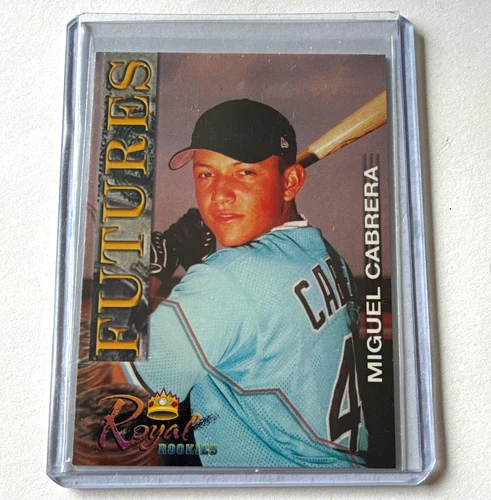 Miguel Cabrera - 2001 Royal Rookies - Futures pre rookie card prospecto liga menor