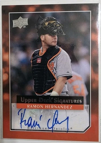 Ramon Hernandez - 2008 Upper Deck Signatures *Auto firma certificada*
