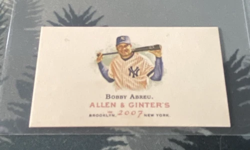 Bobby Abreu - 2007 Topps *MINI* Allen & Ginter}