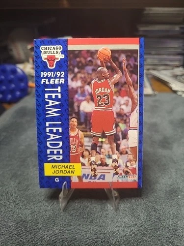 Michael Jordan - 1991-92 Fleer Team Leaders