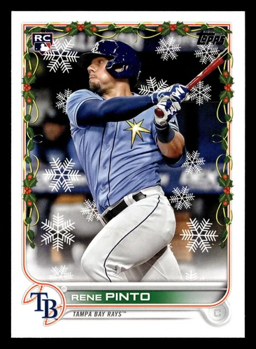 Rene Pinto - 2022 Topps Holiday #HW115 Tampa Bay Rays *rookie card RC novato*