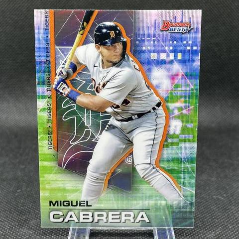 miguel cabrera - 2021 bowman best chrome