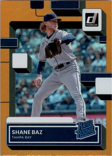Shane Baz - 2022 Donruss Holo Orange RC rookie card
