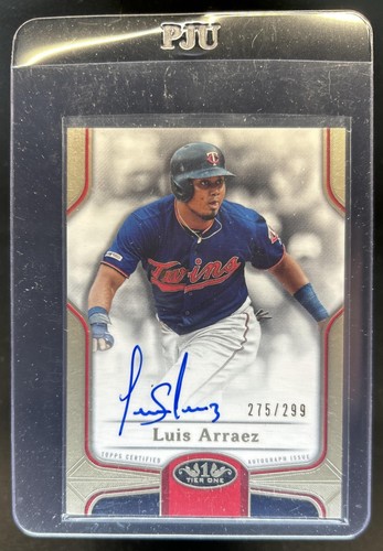 Luis Arraez - 2020 Topps Tier One Break Out Auto *Rookie Card RC numerado de /299*