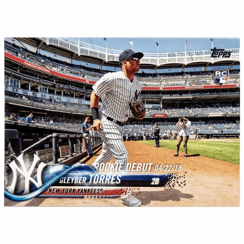 Gleyber Torres - 2018 Topps Update *rookie debut rookie card RC novato*