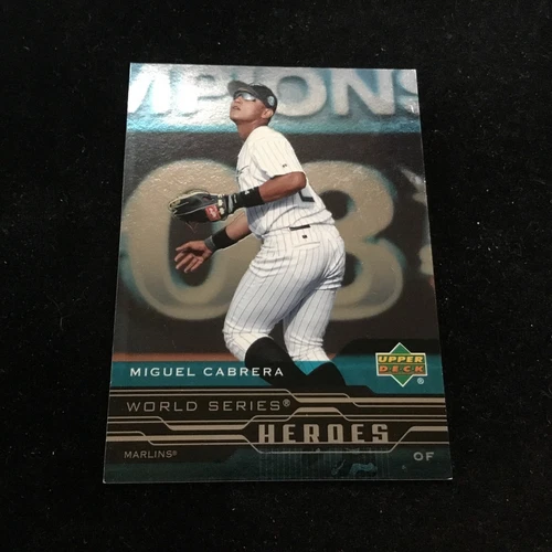 Miguel Cabrera - 2005 Upper Deck World Series Heroes MIA Marlins DET Tigers
