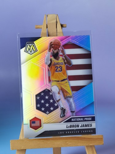 LEBRON JAMES - 2020-21 Panini Mosaic Silver Prizm National Pride LA Lakers #247