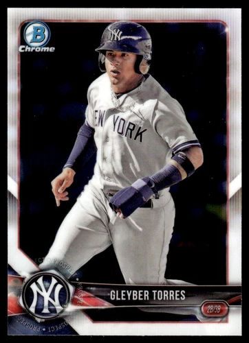 Gleyber Torres - 2018 Bowman Chrome *pre rookie card RC novaro prospecto liga menor*