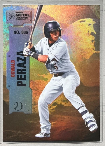 Oswald Peraza - 2022 Skybox Metal Universe (Foil) rookie card