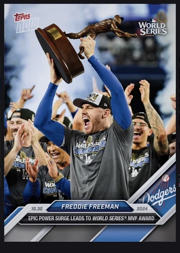 Freddie Freeman - 2024 Topps Now MVP de World Series MVP Winner