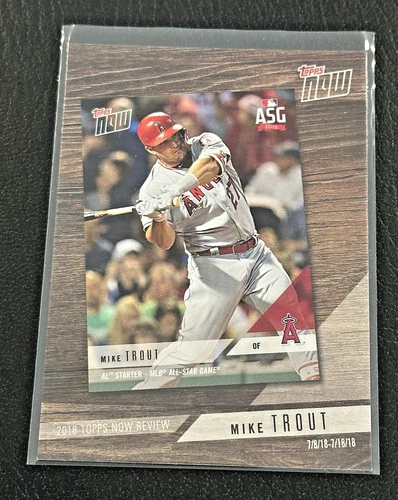 Mike Trout - Topps 2019  #TN-8 2018 Topps Now Review Los Angeles Angels MLB