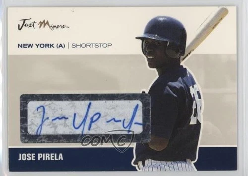 Jose Pirela - 2007 Just Minors *liga menor pre rookie card RC auto firma certificada*