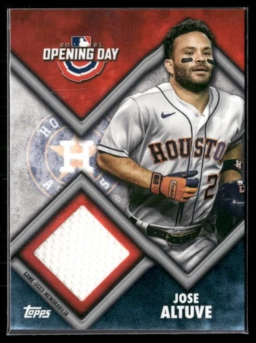 Jose Altuve - 2021 Topps Opening Day Relic memorabilia