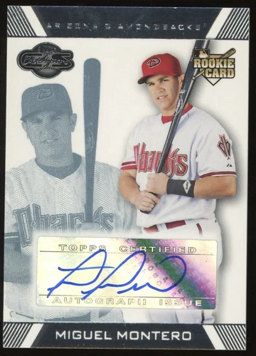 Miguel Montero - 2007 Topps Co-Signers *rookie card RC novato Auto Firma Certificada*