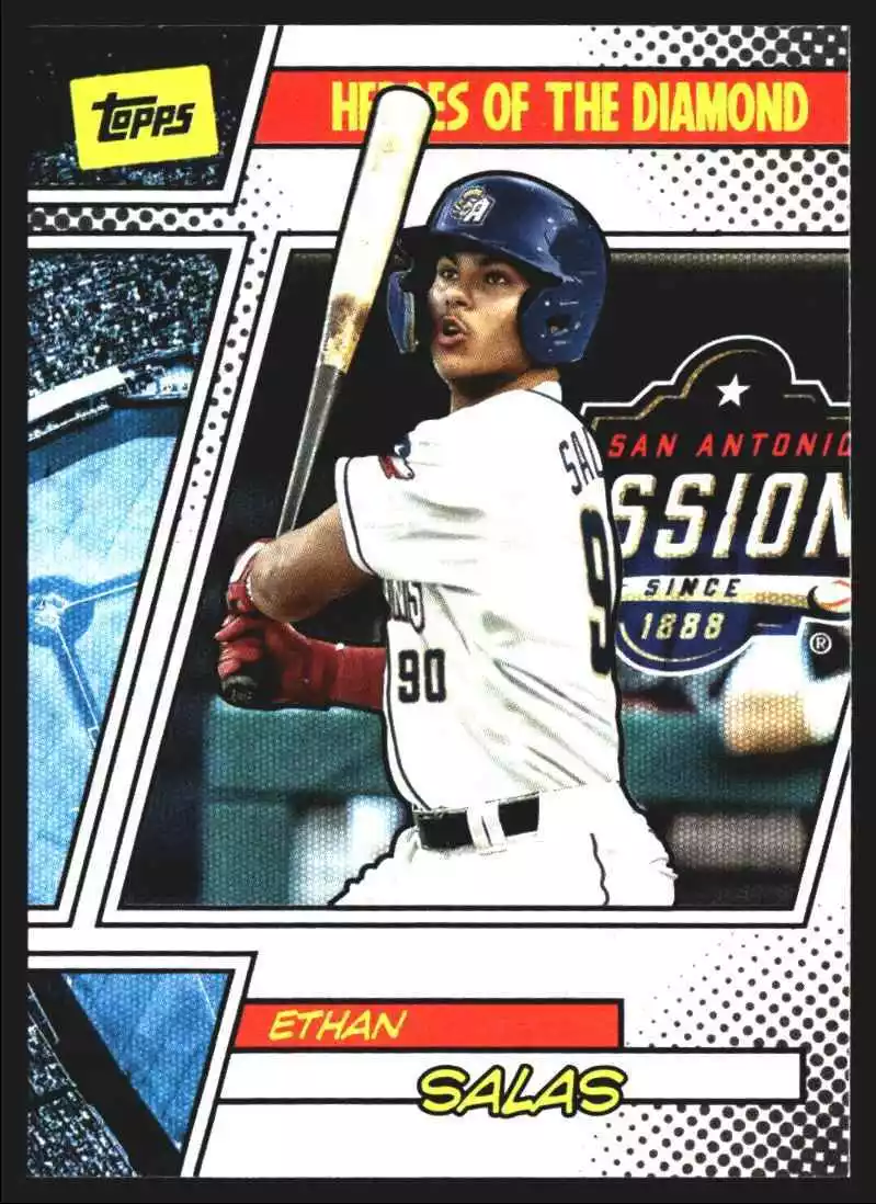 Ethan Salas - 2024 Topps Pro Debut INSERT Heroes of the Diamond Pre Rookie Card