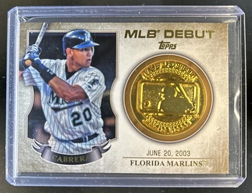 Miguel Cabrera - 2016 Topps  MLB Debut Medallion