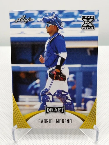 Gabriel Moreno - 2021 Leaf Draft Baseball *rookie card RC novato prospecto* paralela Gold