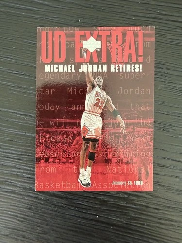 Michael Jordan - 1998-99 Upper Deck - Ud Extra!  Retires