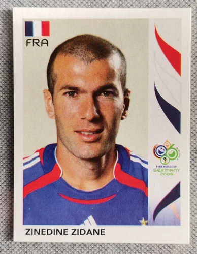Zinedine ZIDANE - panini World Cup 2006 Sticker #467 - France, Real Madrid