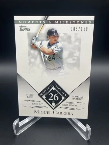 Miguel Cabrera - 2007 Topps Moments & Milestones *numerada de /150* #109-13  