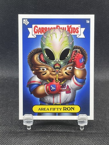 Ronald Acuña Jr. 2022 TOPPS MLB x GARBAGE PAIL KIDS S2 ALEX PARDEE 1a AREA FIFTY RON