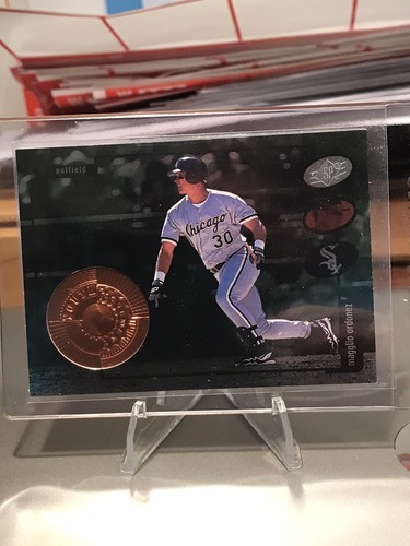 Magglio Ordonez - 1998 SPx Finite *Rookie Card* con reliquia Youth Movement *numerada* 3922/5000