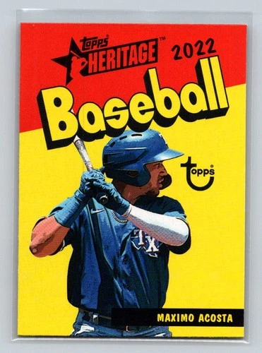 Maximo Acosta - 2022 Topps Heritage Minor League pre rookie