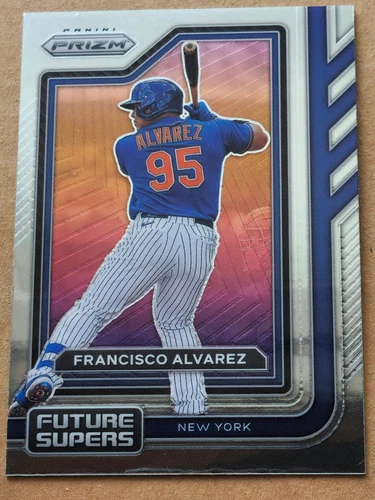 Francisco Alvarez - 2023 Panini Prizm Future Supers RC pre Rookie prospecto liga menor New York Mets