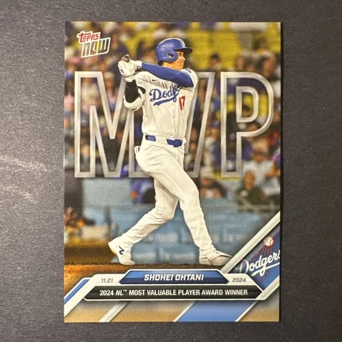 Shohei Ohtani - 2024 Topps Now Ganador del MVP