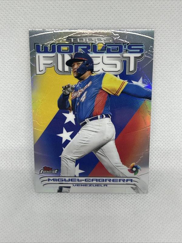 miguel cabrera - Topps finest 2023 worlds  finest wbc clasico mundial