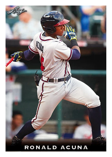 Ronald Acuña Jr. - 2018 Leaf National Sport trading card show