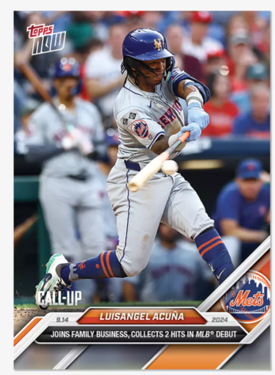 Luisangel Acuña - 2024 Topps Now Call Up