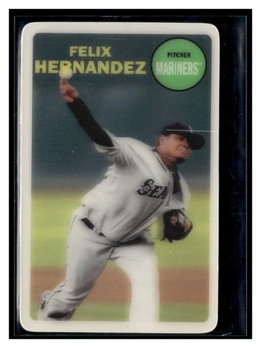 Felix Hernandez - 2012 Topps Archives Archive Carta en 3D
