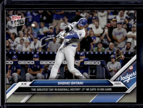 Shohei Ohtani - 2024 Topps NOW *El mas grandioso juego de la Historia* 3 HR 10 RBI