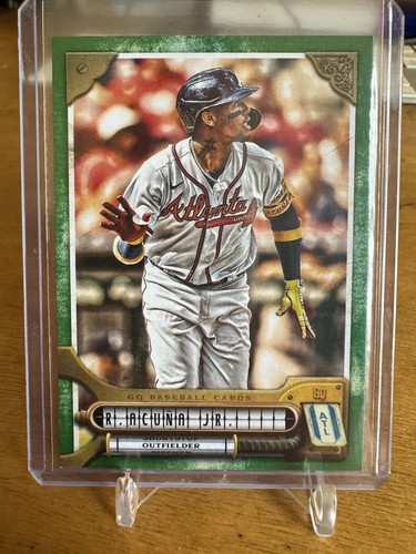Ronald Acuna Jr. - 2022 Topps Gypsy Queen paralela verde Atlanta Braves