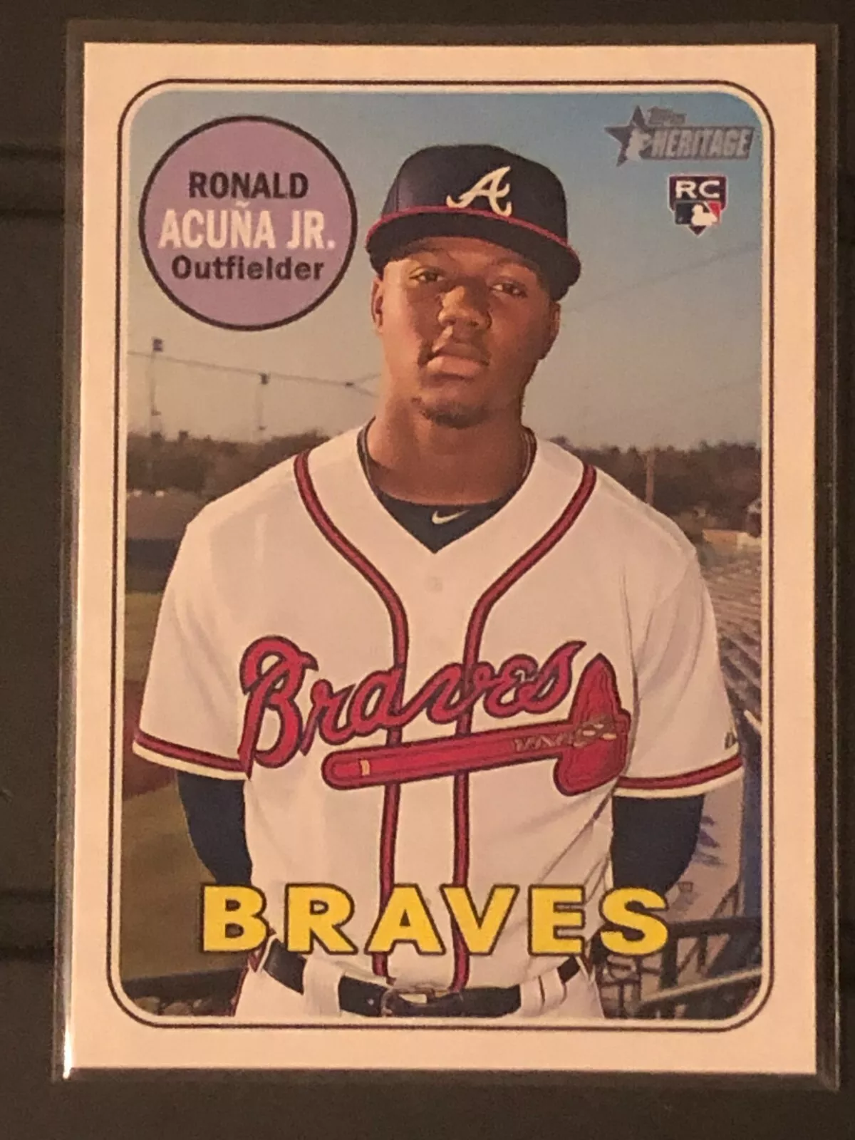 Ronald Acuña Jr. - 2018 Topps Heritage *Rookie Card* RC