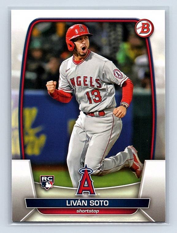 livan soto - bowman 2023 rookie card rc