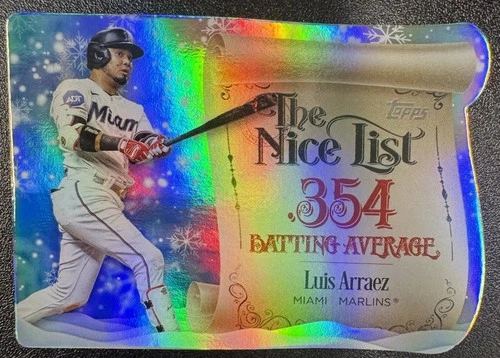 Luis Arraez - 2024 Topps Holiday Making the Nice .354 seson