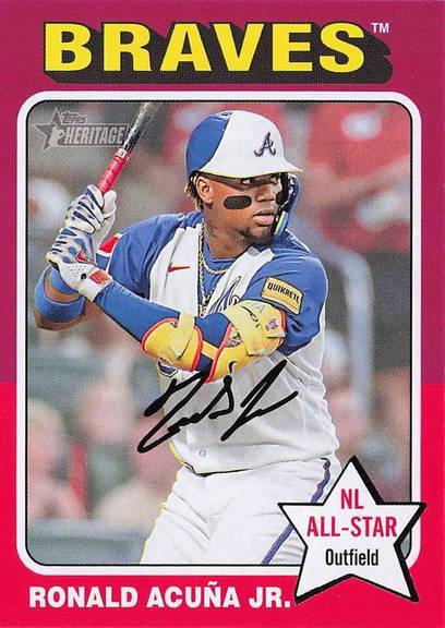Ronald Acuña Jr. - 2024 Topps Heritage All Star Game