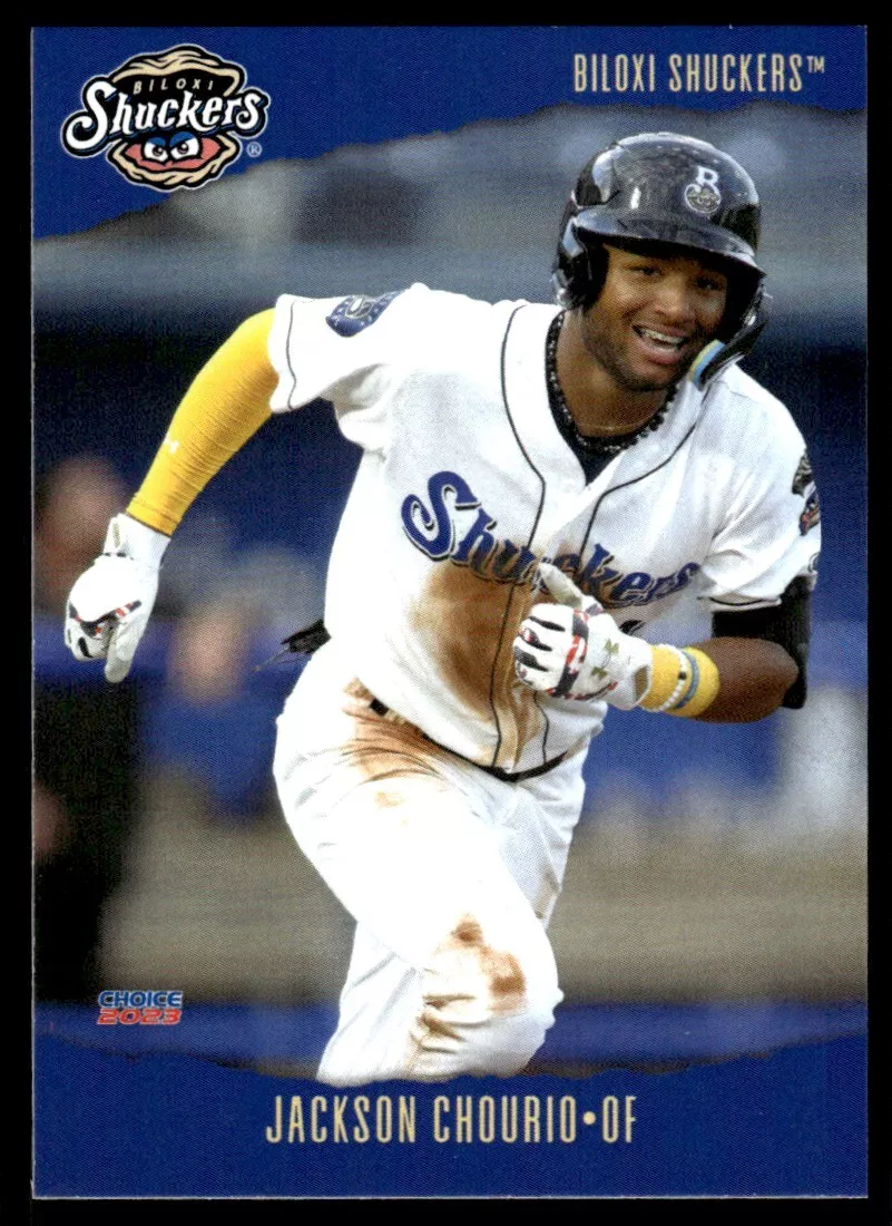 Jackson Chourio - 2023 Choice  Biloxi Shuckers Brewers *Liga Menor*