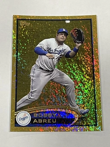 Bobby Abreu - 2012 Topps Update Baseball paralela Gold Sparkle