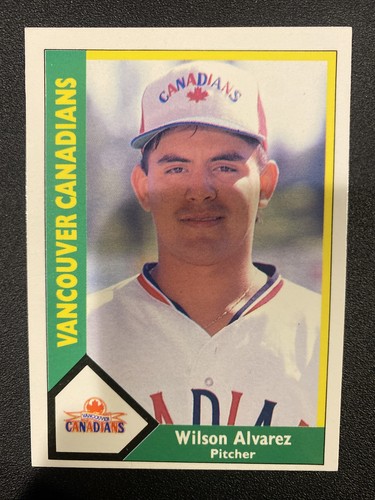Wilson Alvarez - 1990 CMC Liga Menor Vancouver Canadians pre rookie