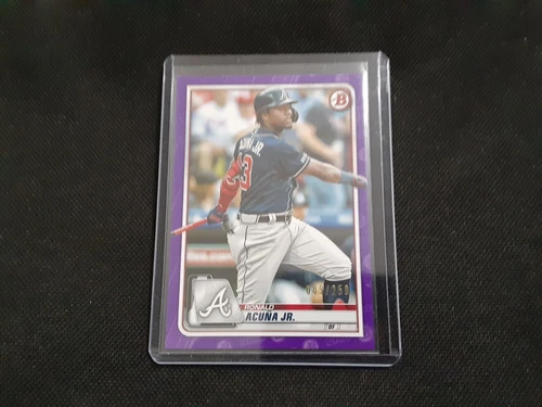 2020 Bowman - Ronald Acuña Jr. #27 Purple *Numerada de /250*